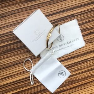 Sergio Bustamante Gold Moon Bracelet (silver 925)